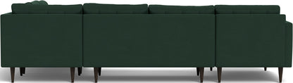 Wallace 131" Corner Sectionals w. Left Chaise - Dream Forest