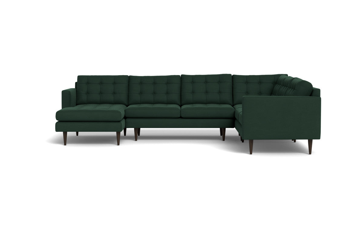 Wallace 131" Corner Sectionals w. Left Chaise - Dream Forest