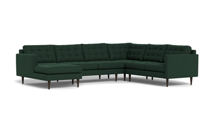 Wallace 131" Corner Sectionals w. Left Chaise - Dream Forest