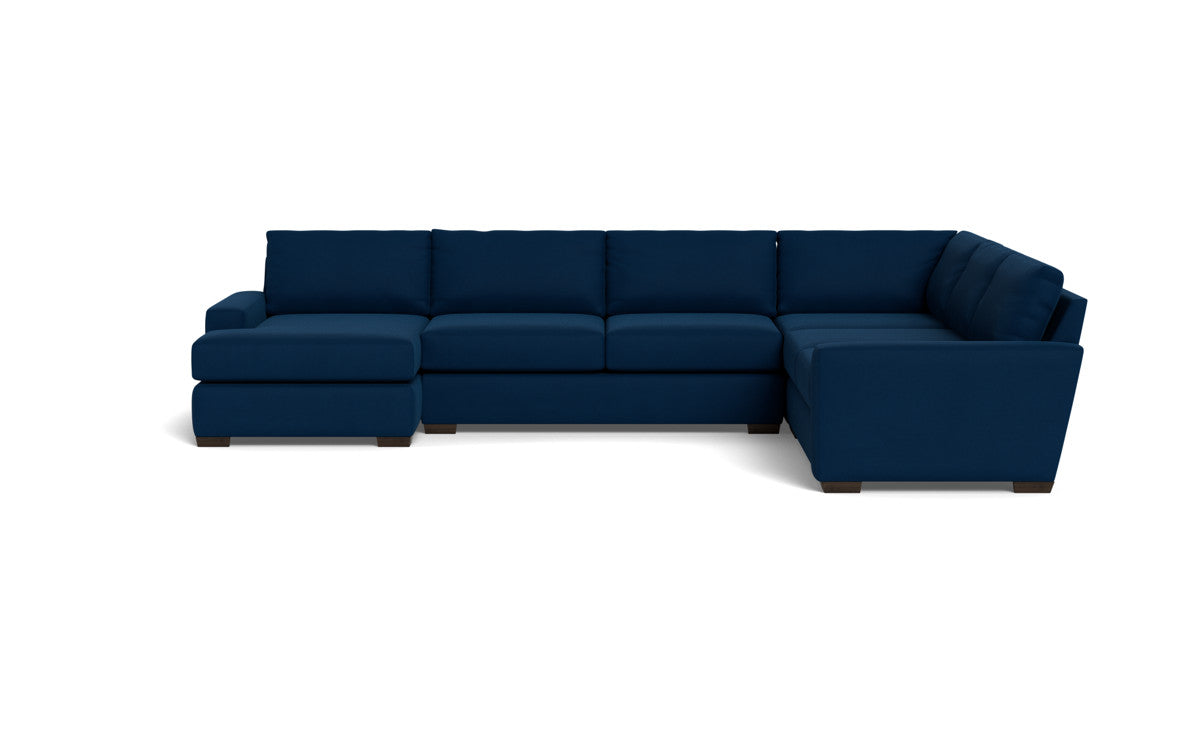 Mas Mesa 162" Deep Corner Sectionals w. Left Chaise - Dream Eclipse