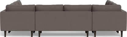 Ladybird 134" U Sectional - Toscana Otter