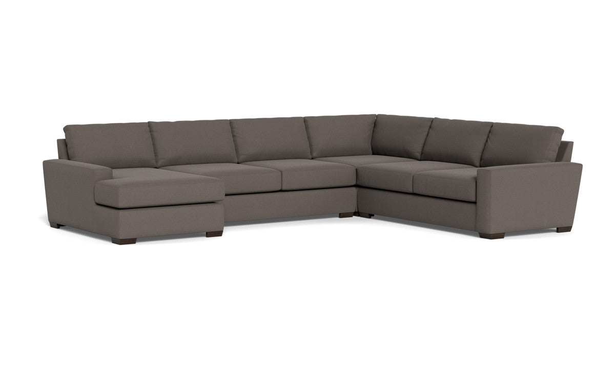 Mas Mesa 162" Deep Corner Sectionals w. Left Chaise - Toscana Otter