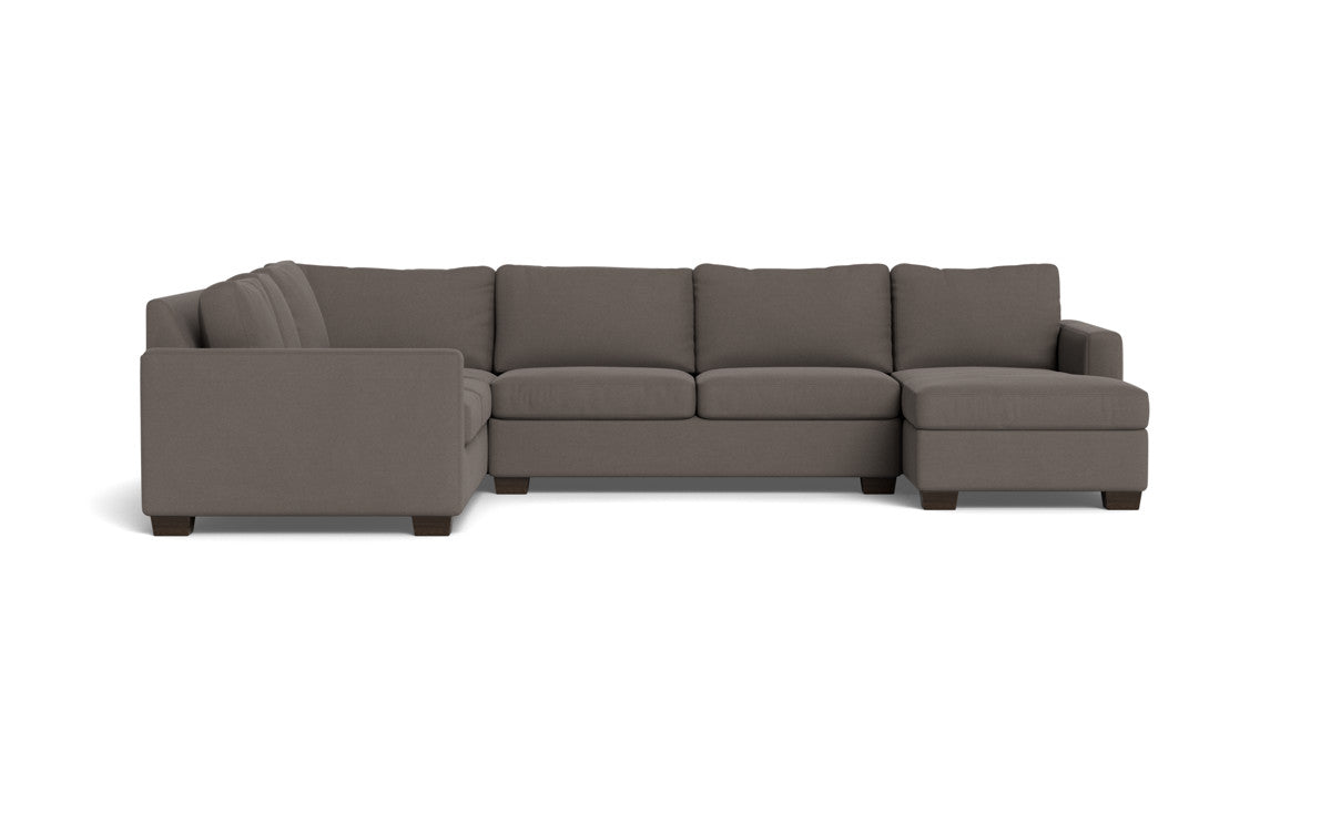 Track 141" Corner Sectionals w. Right Chaise - Toscana Otter