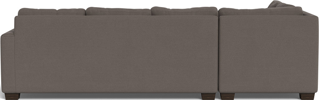 Track 121" Left Chaise Sectional - Toscana Otter
