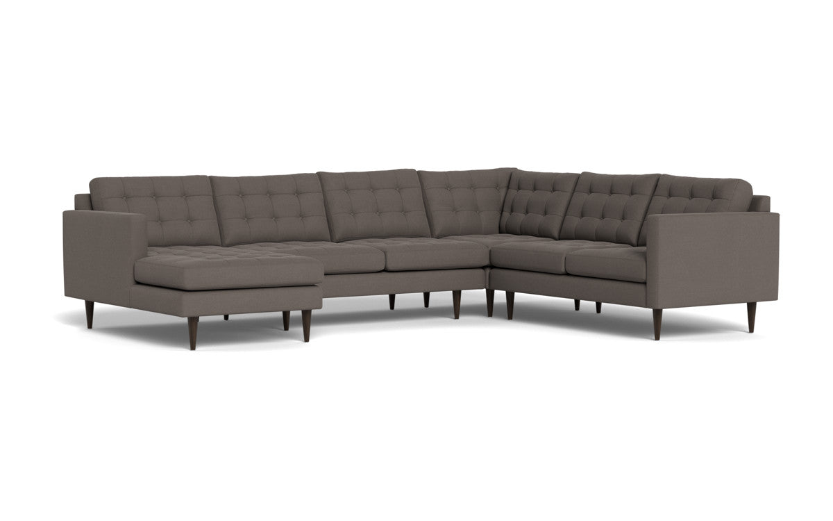 Wallace 131" Corner Sectionals w. Left Chaise - Toscana Otter