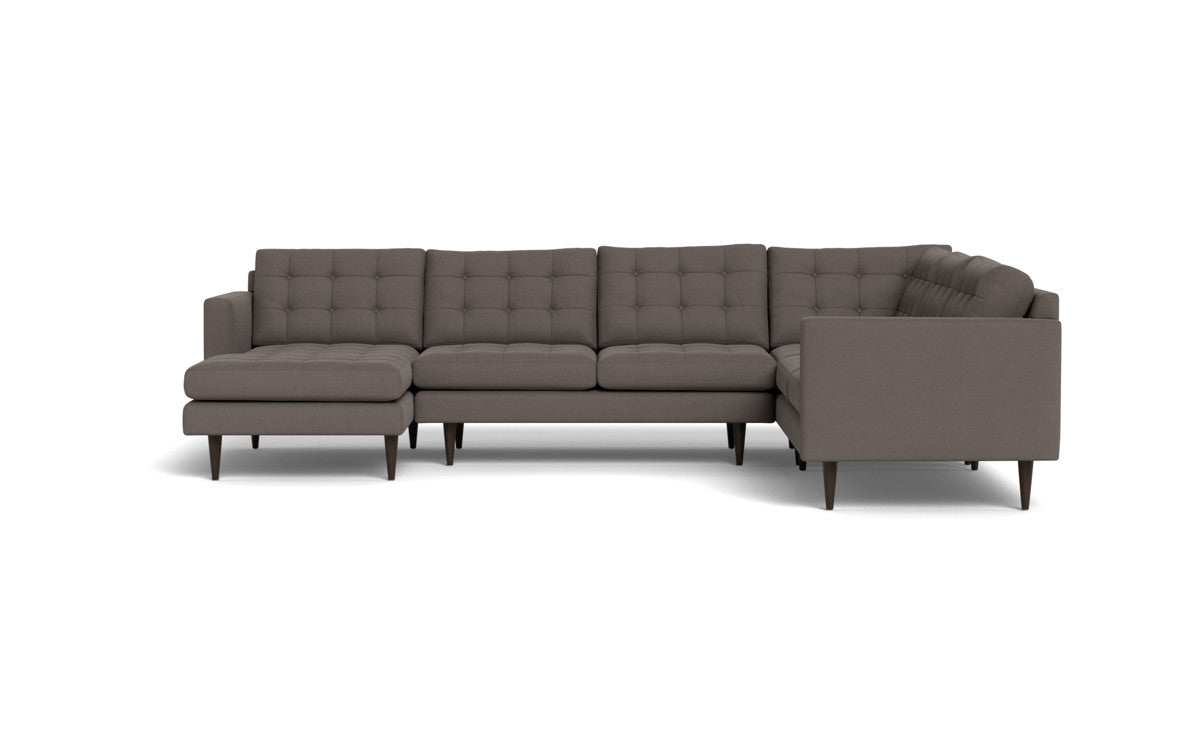 Wallace 131" Corner Sectionals w. Left Chaise - Toscana Otter