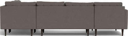 Wallace 131" Corner Sectionals w. Left Chaise - Toscana Otter