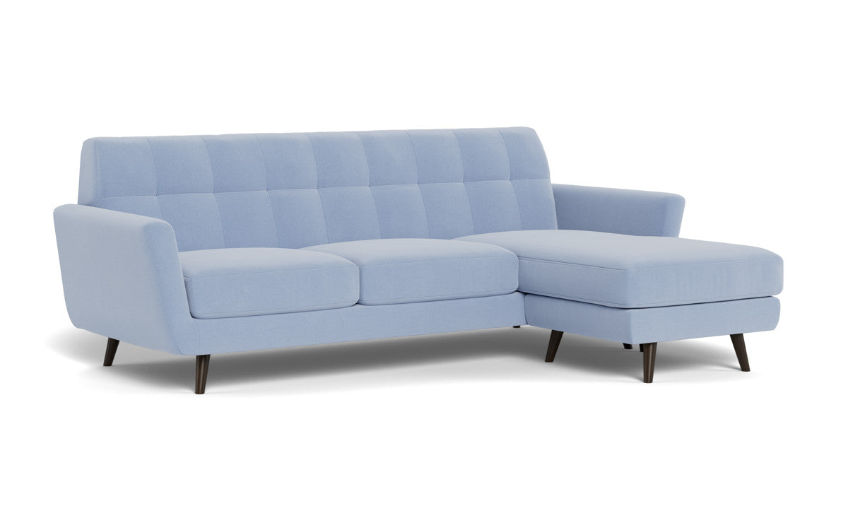 Lamar 96" Reversible Chaise Sofa - Dream French Blue