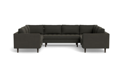 Ladybird 134" U Sectional - Dream Chocolate