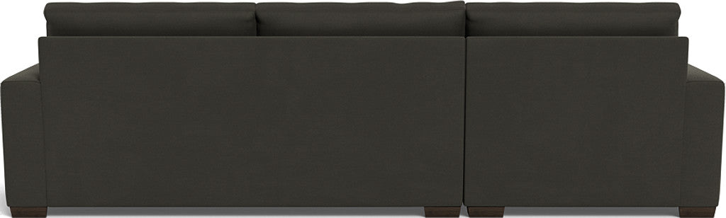 Mas Mesa 123" Deep Left Chaise Sectional - Dream Chocolate