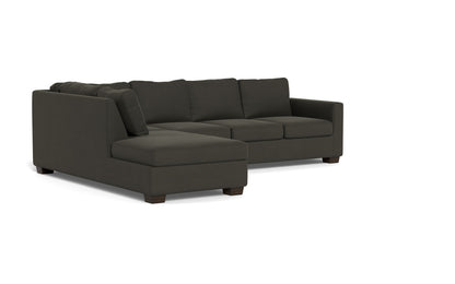 Track 121" Left Chaise Sectional - Dream Chocolate