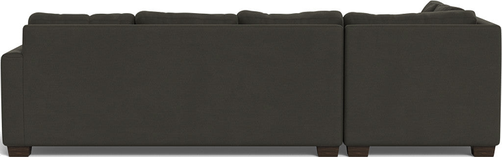 Track 121" Left Chaise Sectional - Dream Chocolate