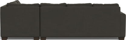 Track 121" Right Chaise Sectional - Dream Chocolate