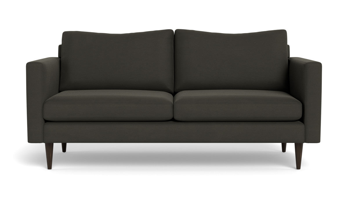 Wallace 74" Untufted Apartment Sofa - Dream Chocolate