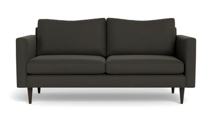 Wallace 74" Untufted Apartment Sofa - Dream Chocolate