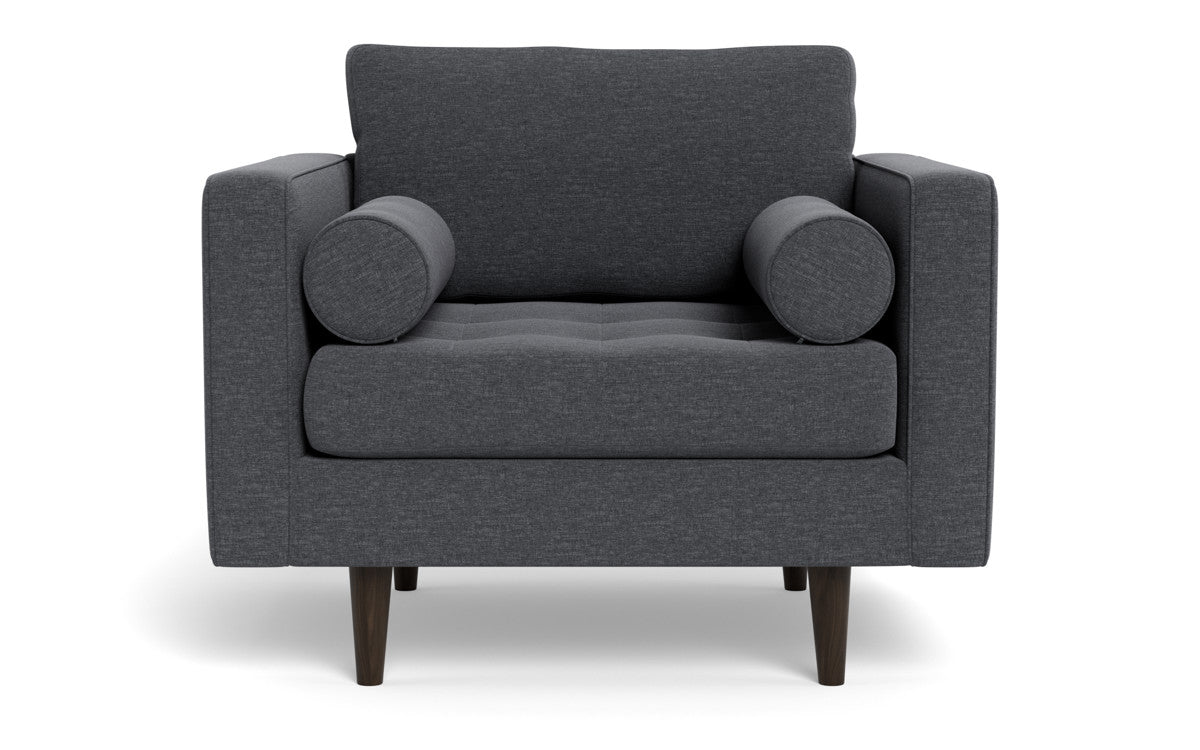 Ladybird 42" Arm Chair - Bennett Charcoal