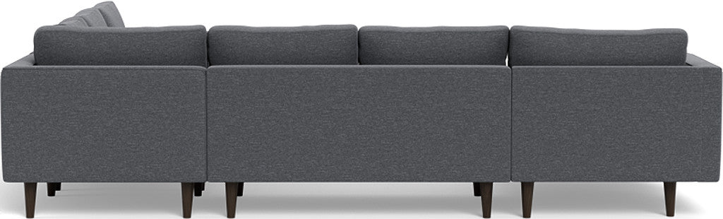 Ladybird 133" Corner Sectional with Left Chaise - Bennett Charcoal