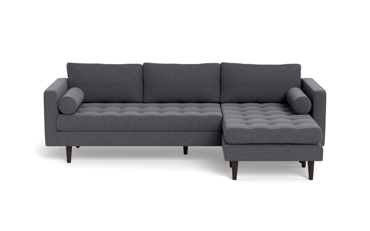 Ladybird 104" Reversible Sofa Chaise - Bennett Charcoal