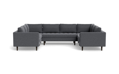 Ladybird 134" U Sectional - Bennett Charcoal