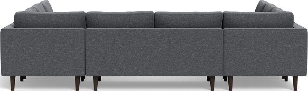 Ladybird 134" U Sectional - Bennett Charcoal