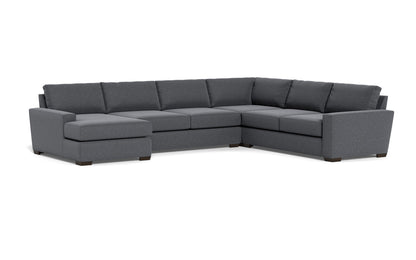 Mas Mesa 162" Deep Corner Sectionals w. Left Chaise - Bennett Charcoal