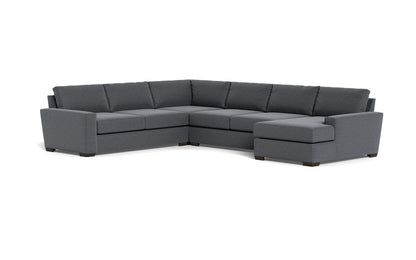 Mas Mesa 162" Deep Corner Sectionals w. Right Chaise - Bennett Charcoal