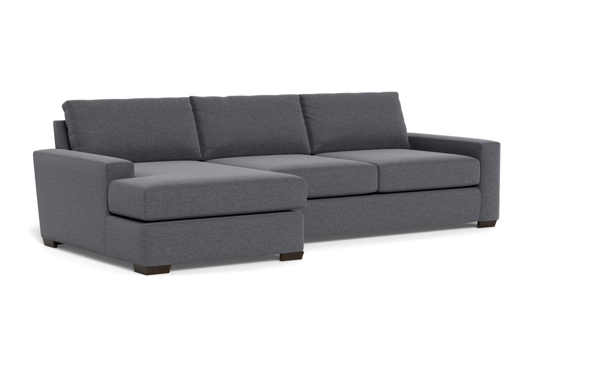 Mas Mesa 123" Deep Left Chaise Sectional - Bennett Charcoal