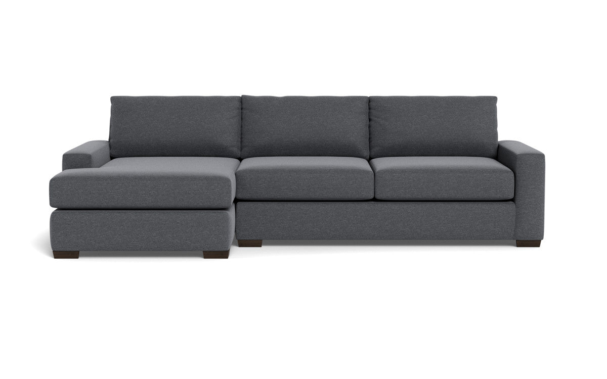 Mas Mesa 123" Deep Left Chaise Sectional - Bennett Charcoal