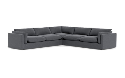 SoCo 124" Corner Sectional - Bennett Charcoal