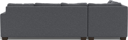 Track 121" Left Chaise Sectional - Bennett Charcoal