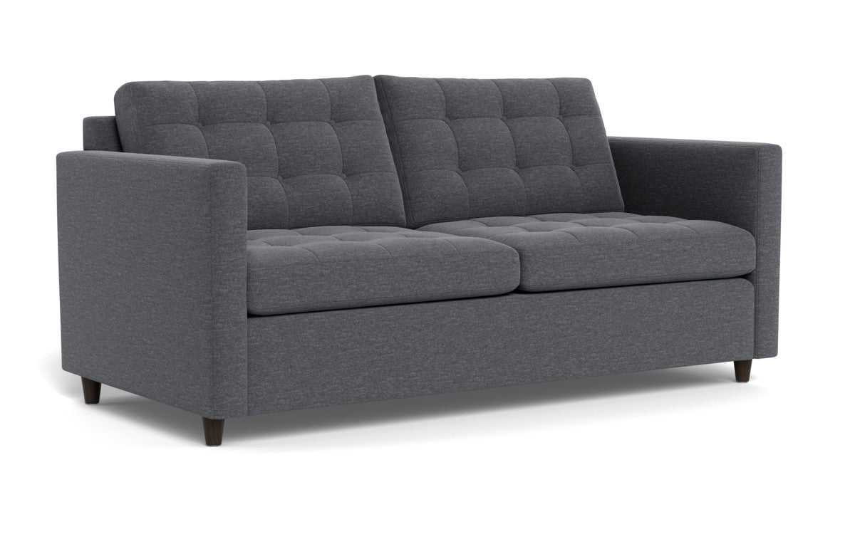 Wallace 74" Queen Sleeper Sofa Bennett Charcoal Quick Ship -