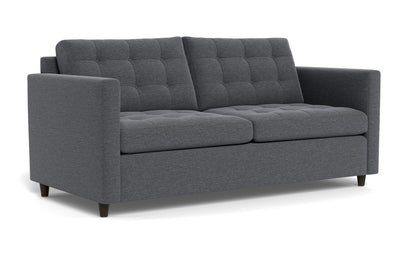 Wallace 74" Queen Sleeper Sofa Bennett Charcoal Quick Ship -