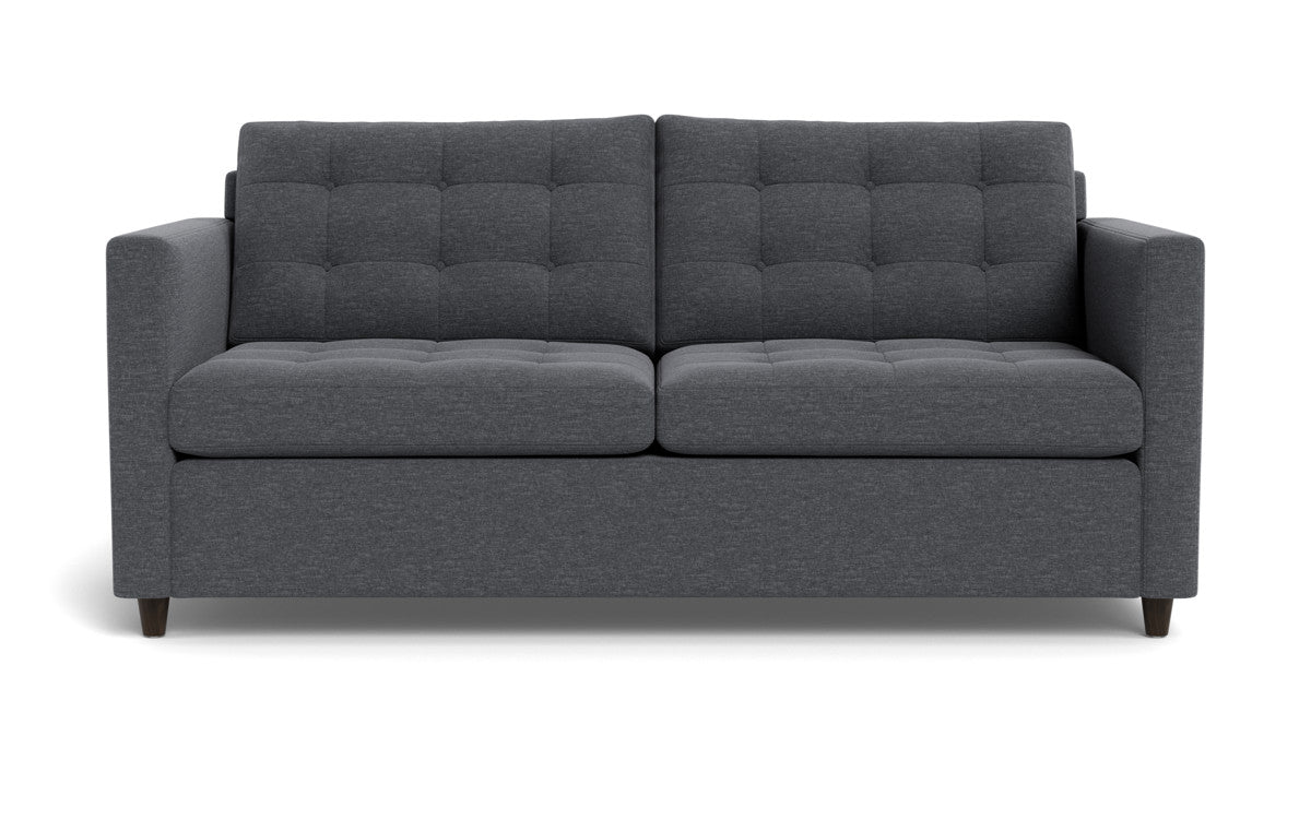Wallace 74" Queen Sleeper Sofa Bennett Charcoal Quick Ship -