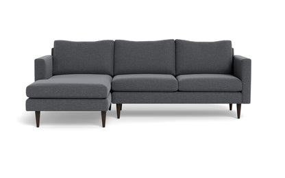 Wallace 98" Untufted Left Chaise Sectional - Bennett Charcoal