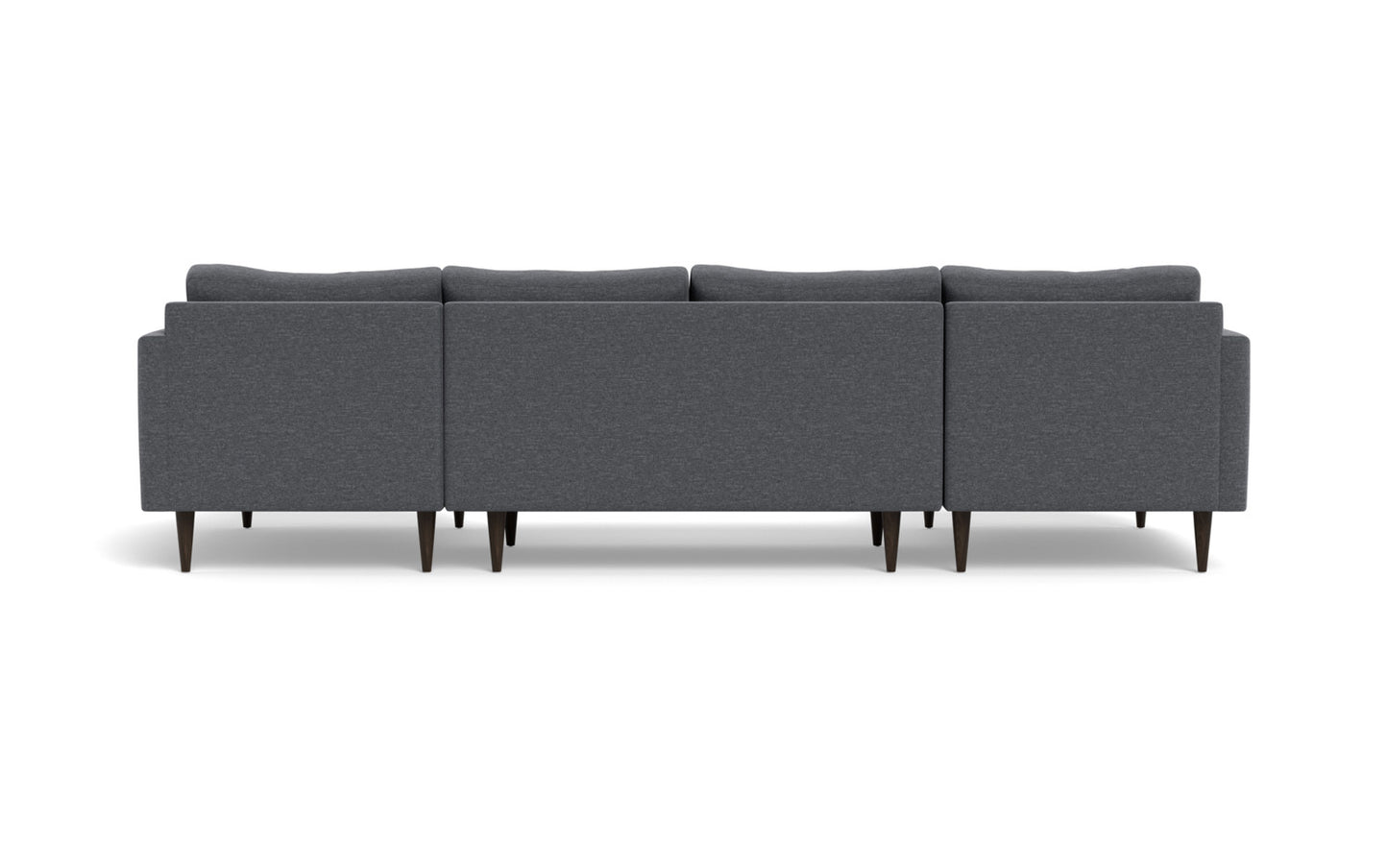 Wallace 126" Untufted Double Chaise U Sectional
