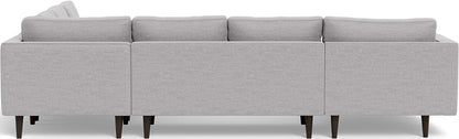 Ladybird 133" Corner Sectional with Left Chaise - Bennett Dove