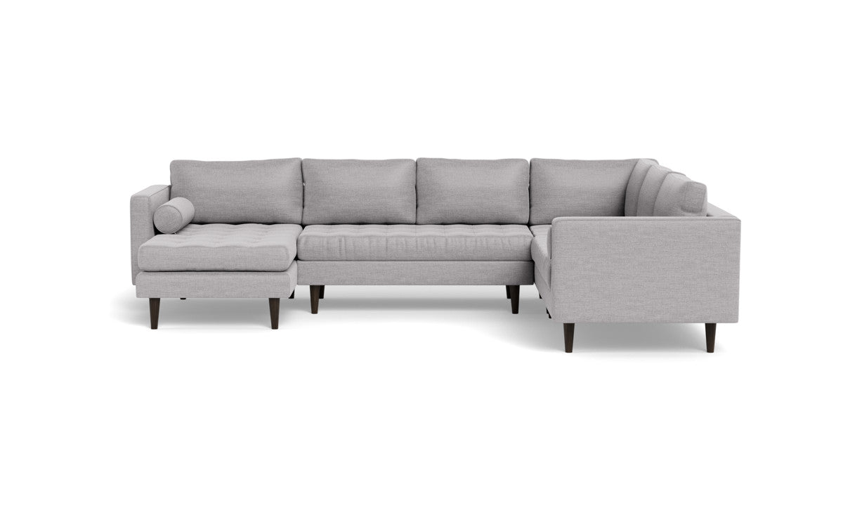 Ladybird 133" Corner Sectional with Left Chaise - Bennett Dove