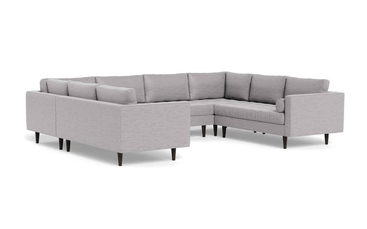 Ladybird 134" U Sectional - Bennett Dove