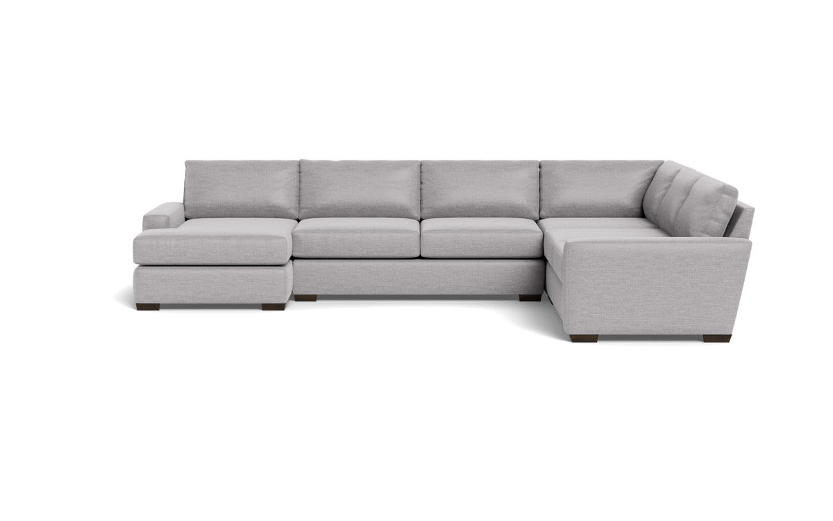 Mas Mesa 162" Deep Corner Sectionals w. Left Chaise - Bennett Dove