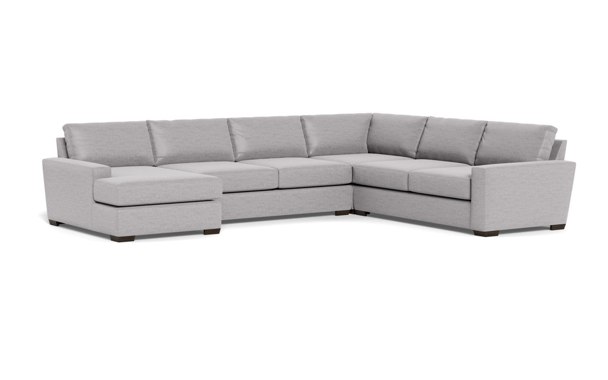 Mas Mesa 162" Deep Corner Sectionals w. Left Chaise - Bennett Dove