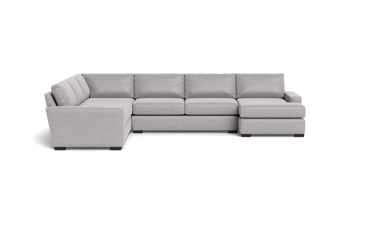 Mas Mesa 162" Deep Corner Sectionals w. Right Chaise - Bennett Dove