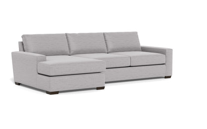 Mas Mesa 123" Deep Left Chaise Sectional - Bennett Dove