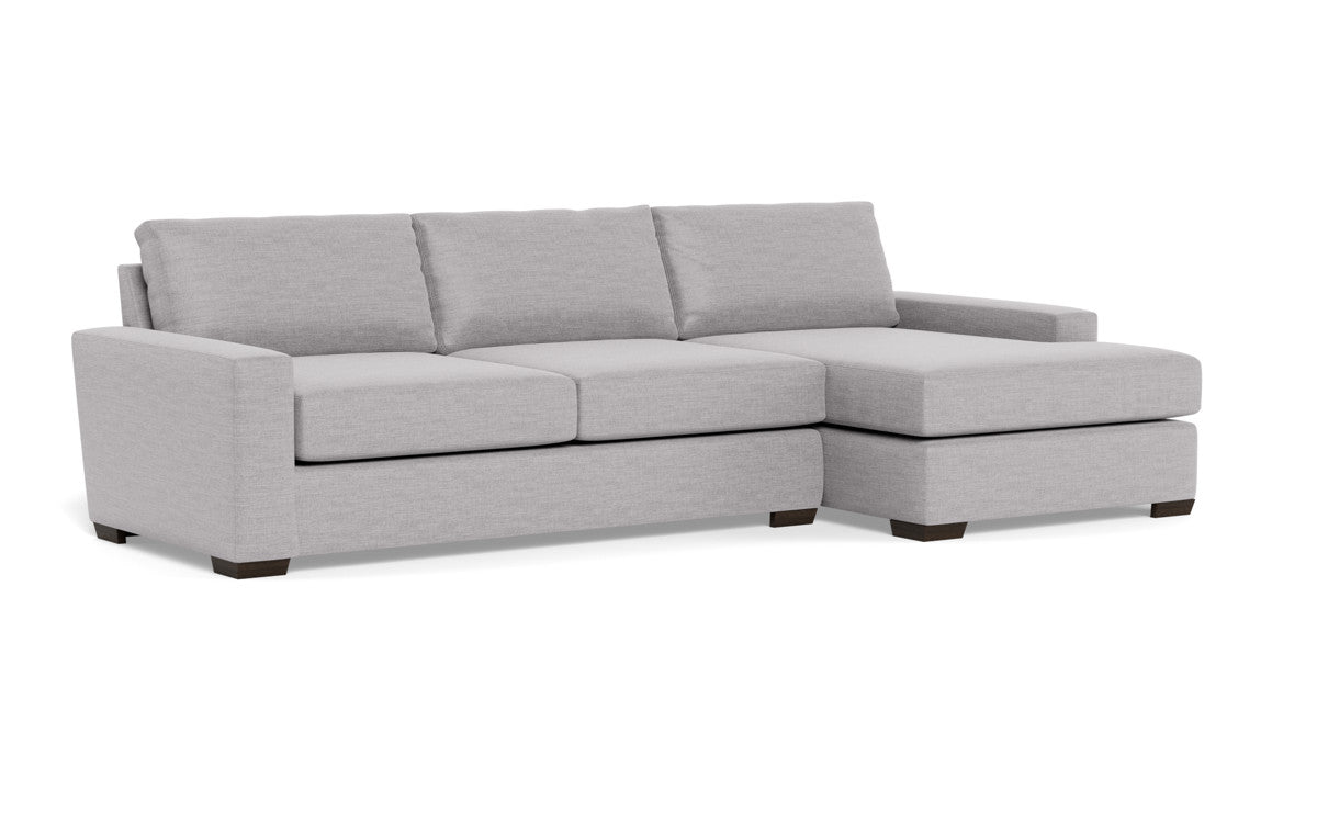 Mas Mesa 123" Deep Right Chaise Sectional - Bennett Dove