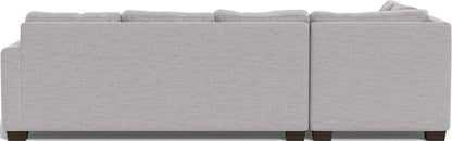 Track 121" Left Chaise Sectional - Bennett Dove