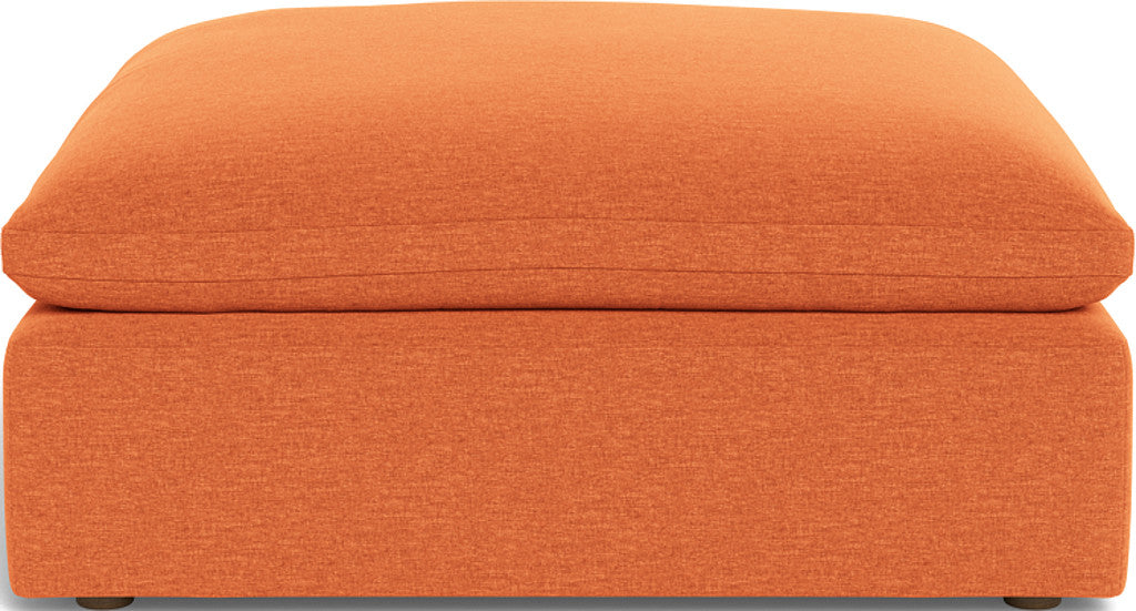 Fluffy Ottoman - Bennett Orangeade