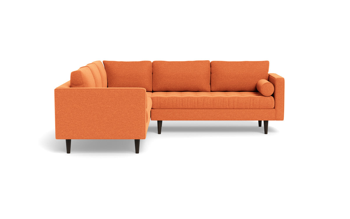 Ladybird 103" Corner Sectional - Bennett Orangeade