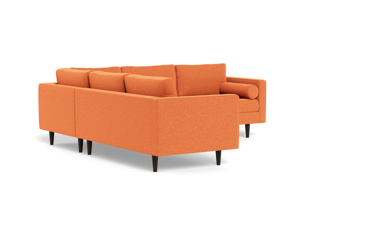 Ladybird 103" Corner Sectional - Bennett Orangeade