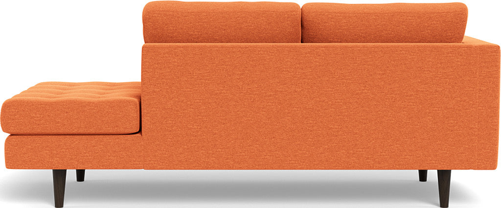 Ladybird 82" LAF Stand Alone Chaise - Bennett Orangeade