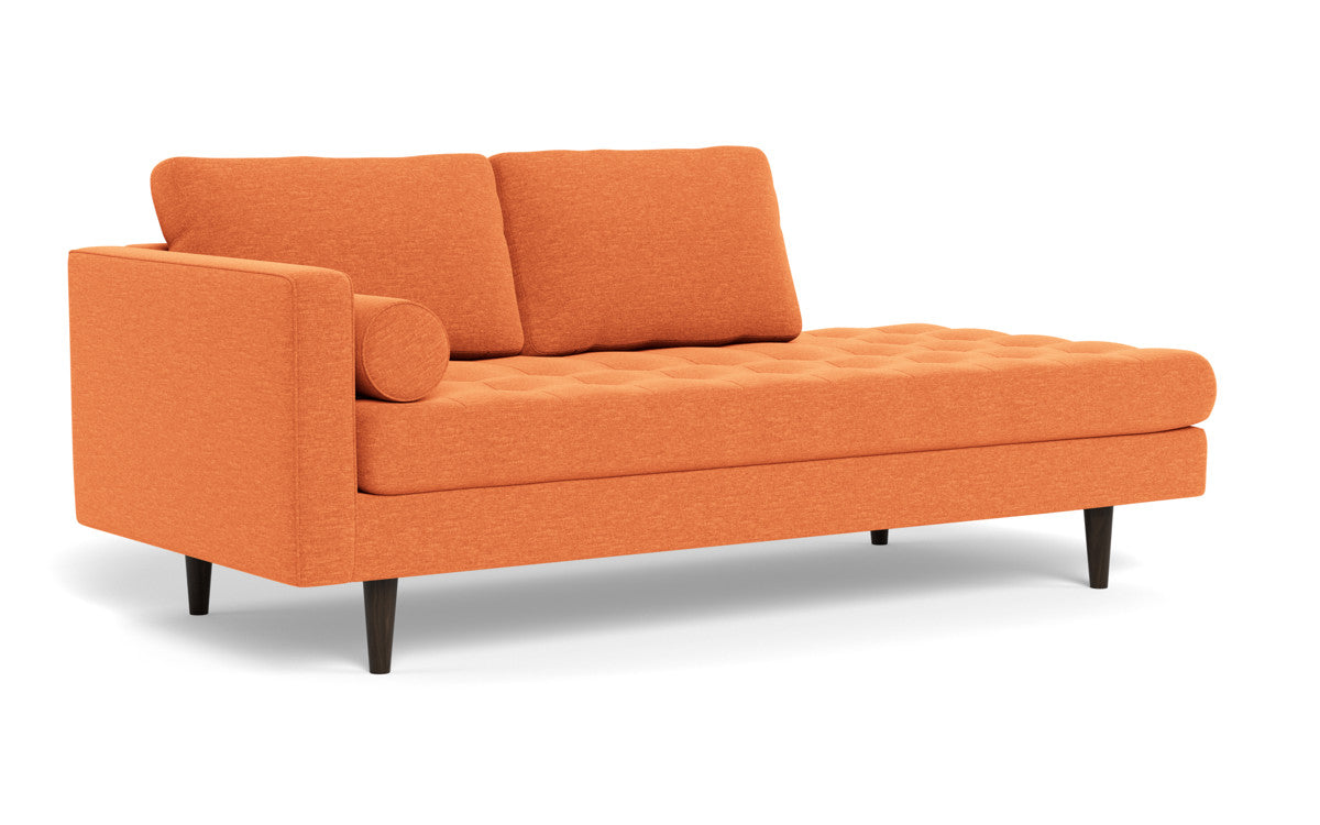 Ladybird 82" LAF Stand Alone Chaise - Bennett Orangeade