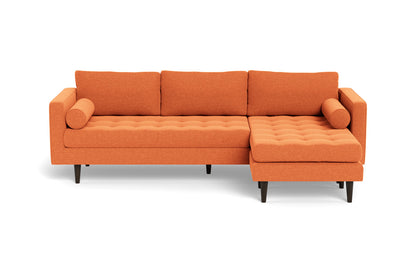 Ladybird 104" Reversible Sofa Chaise - Bennett Orangeade